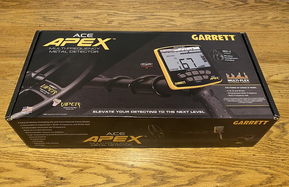 Garrett Ace Apex Introduction And Unboxing Video Second Star Hobbies 7164